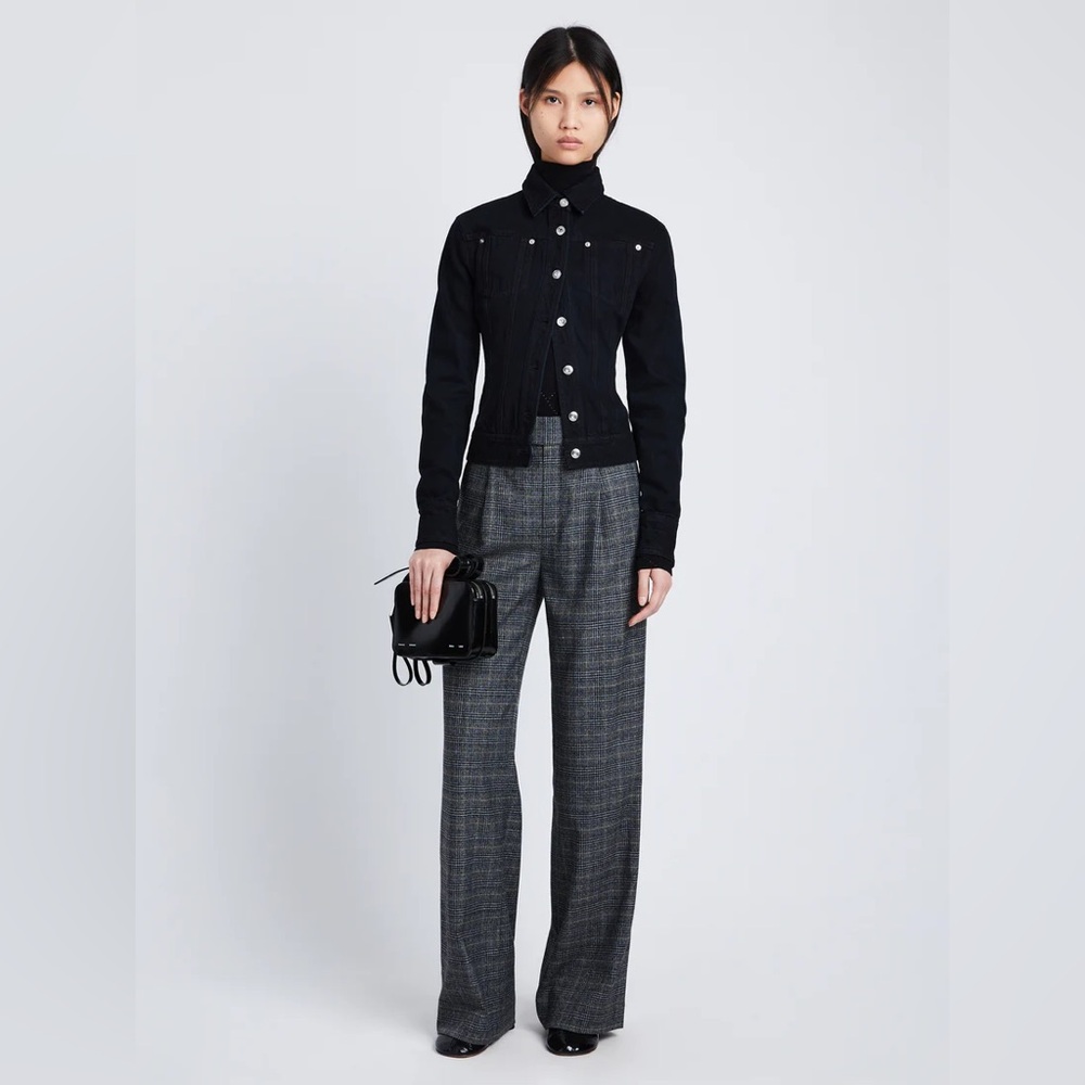 NWOT PROENZA SCHOULER
checked wide-leg Wool pants size 8